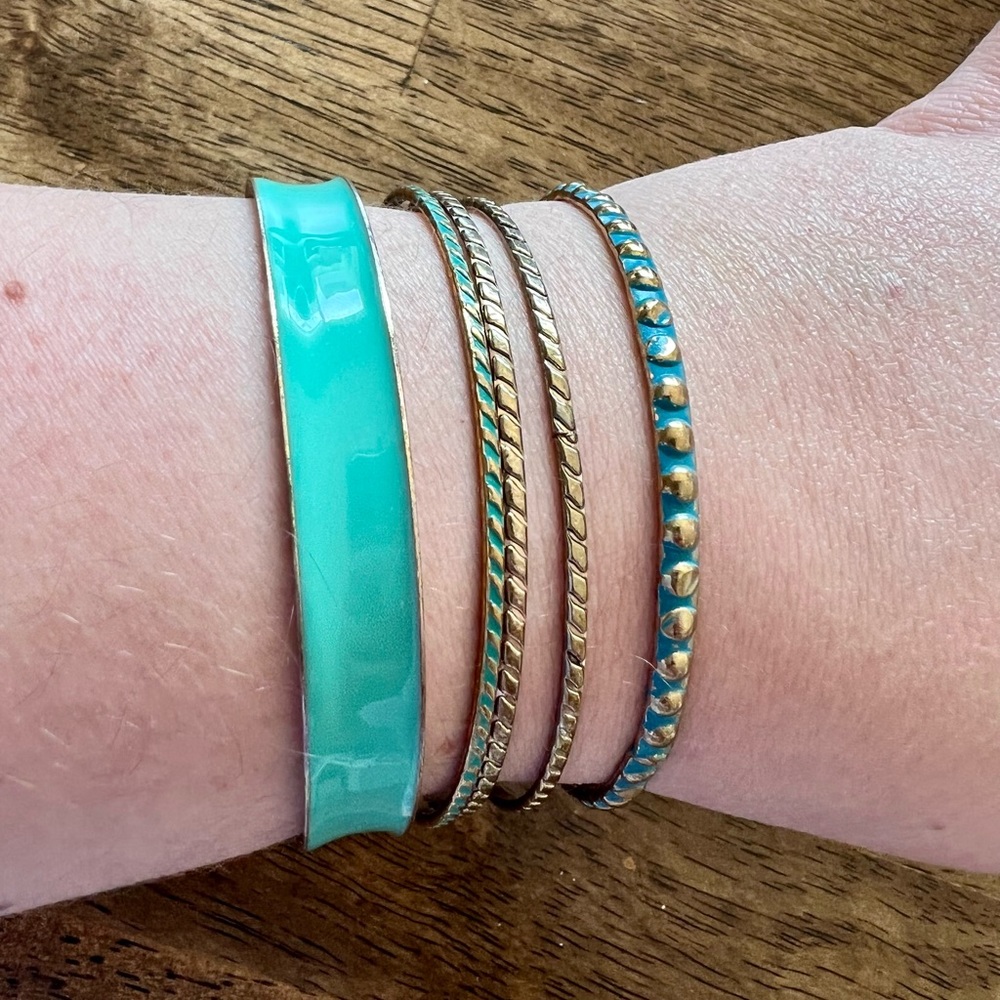 Turquoise Bangles Set - Picture 2 of 6